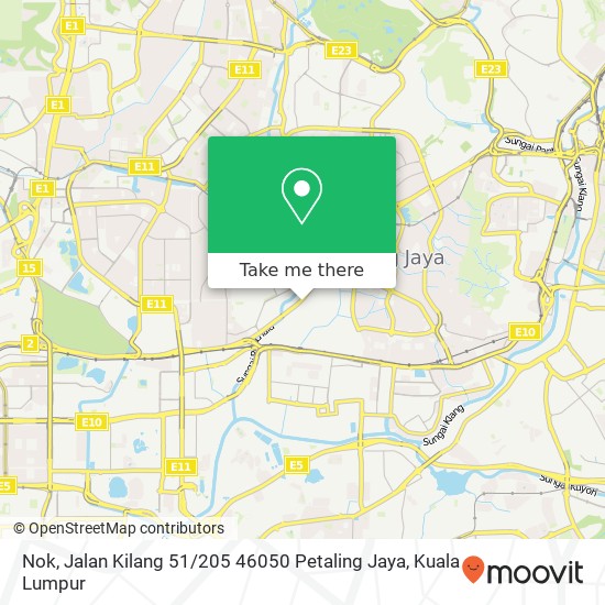 Nok, Jalan Kilang 51 / 205 46050 Petaling Jaya map