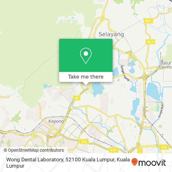 Wong Dental Laboratory, 52100 Kuala Lumpur map