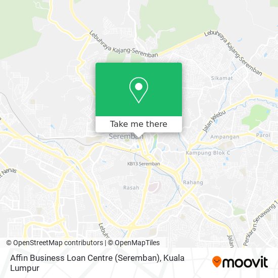 Affin Business Loan Centre (Seremban) map