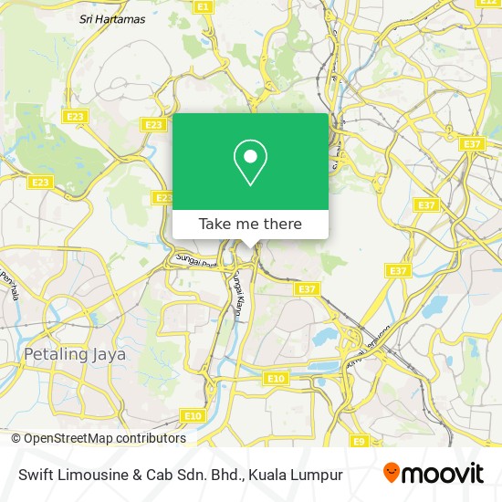 Swift Limousine & Cab Sdn. Bhd. map