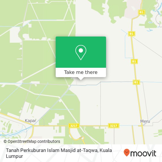 Tanah Perkuburan Islam Masjid at-Taqwa map