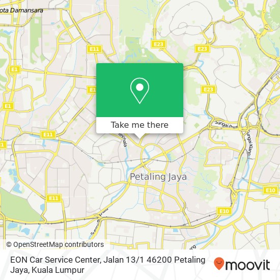 EON Car Service Center, Jalan 13 / 1 46200 Petaling Jaya map