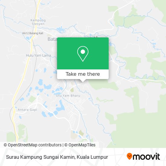 Peta Surau Kampung Sungai Kamin