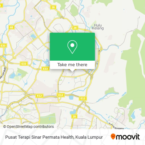 Peta Pusat Terapi Sinar Permata Health