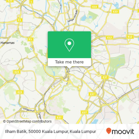 Ilham Batik, 50000 Kuala Lumpur map