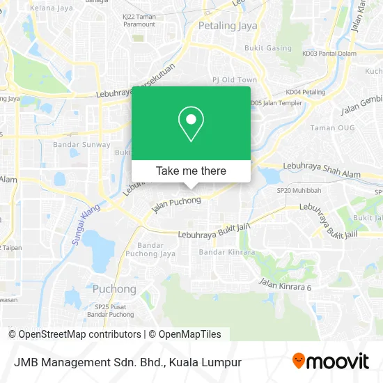 JMB Management Sdn. Bhd. map