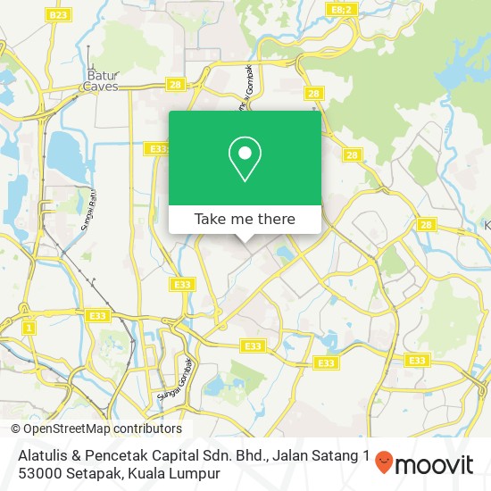 Peta Alatulis & Pencetak Capital Sdn. Bhd., Jalan Satang 1 53000 Setapak