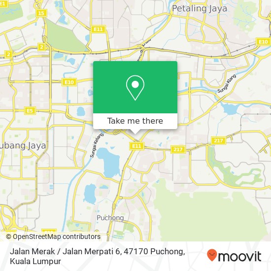 Jalan Merak / Jalan Merpati 6, 47170 Puchong map