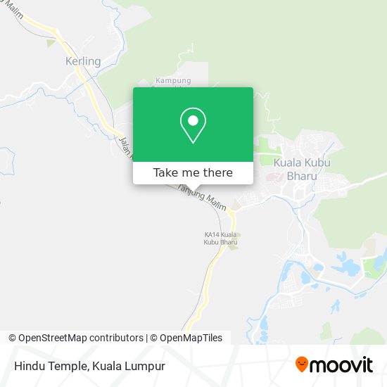 Hindu Temple map