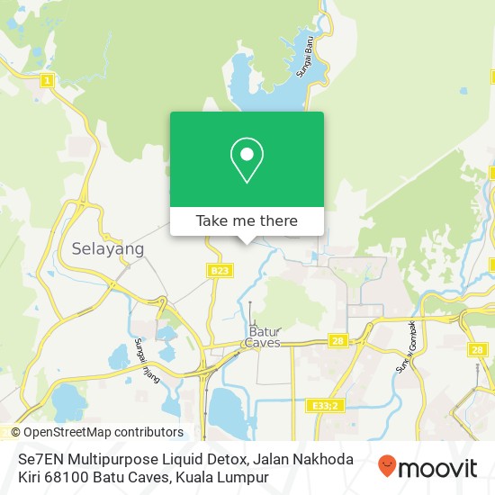 Se7EN Multipurpose Liquid Detox, Jalan Nakhoda Kiri 68100 Batu Caves map