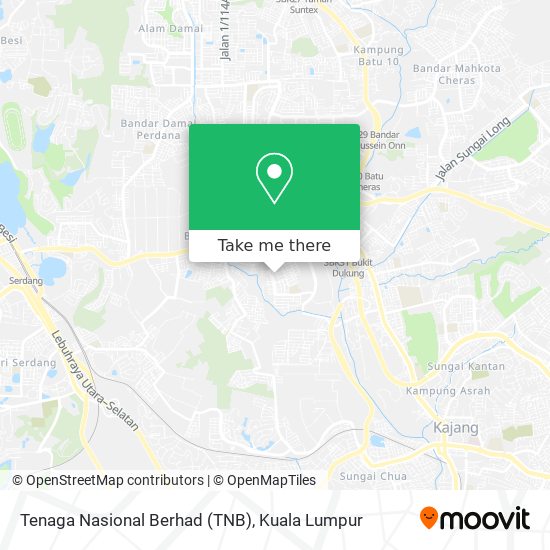 Tenaga Nasional Berhad (TNB) map