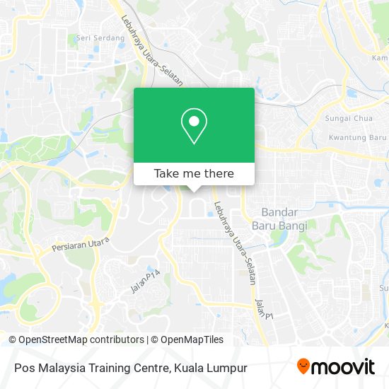 Pos Malaysia Training Centre map