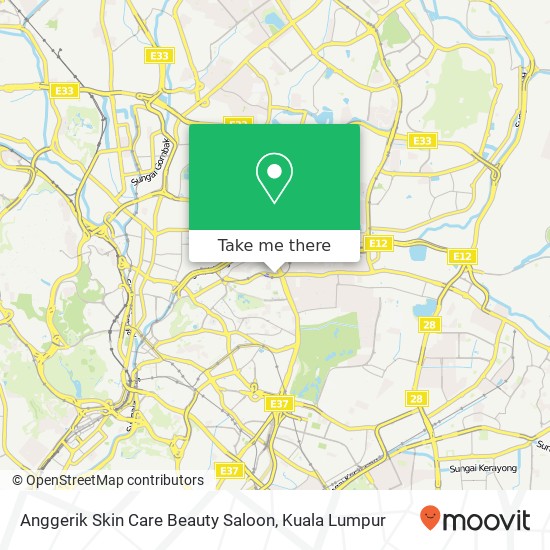 Peta Anggerik Skin Care Beauty Saloon