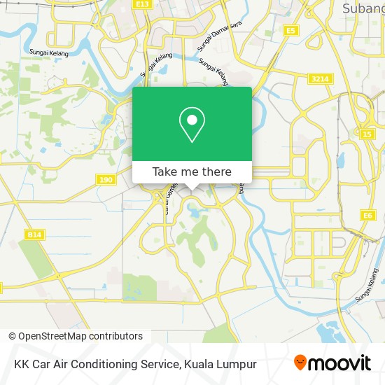 KK Car Air Conditioning Service map