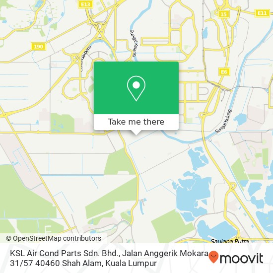 KSL Air Cond Parts Sdn. Bhd., Jalan Anggerik Mokara 31 / 57 40460 Shah Alam map