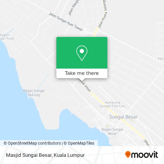 Masjid Sungai Besar map