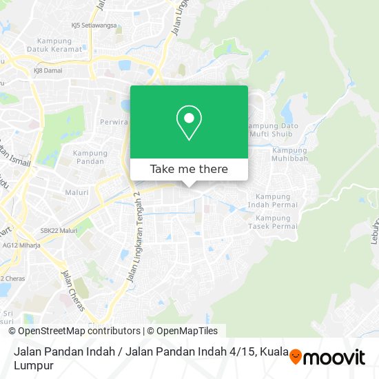 Jalan Pandan Indah / Jalan Pandan Indah 4 / 15 map
