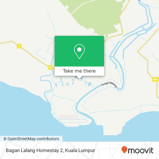 Peta Bagan Lalang Homestay 2
