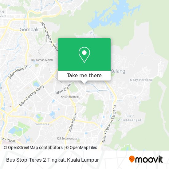 Bus Stop-Teres 2 Tingkat map
