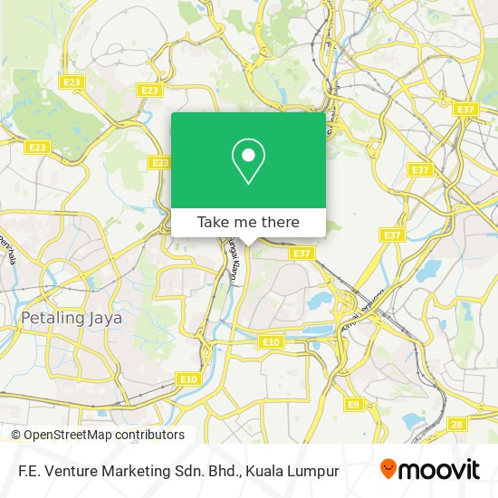 F.E. Venture Marketing Sdn. Bhd. map