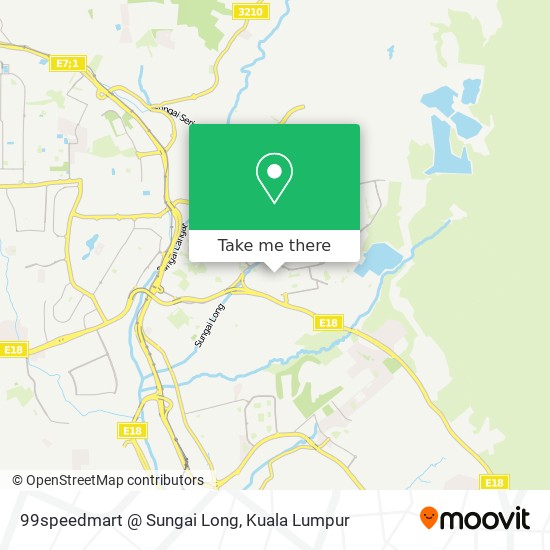 99speedmart @ Sungai Long map
