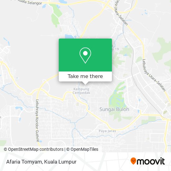 Afaria Tomyam map