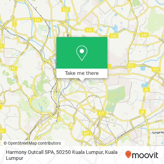 Harmony Outcall SPA, 50250 Kuala Lumpur map