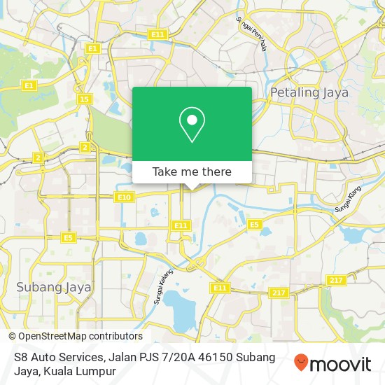 S8 Auto Services, Jalan PJS 7 / 20A 46150 Subang Jaya map