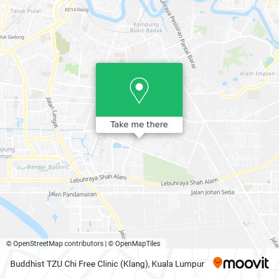 Buddhist TZU Chi Free Clinic (Klang) map