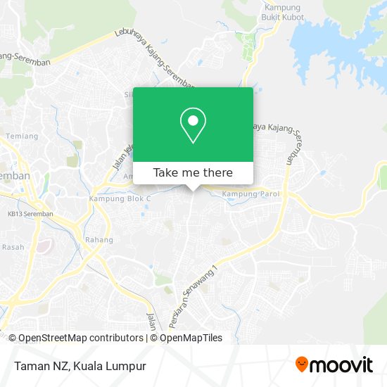 Taman NZ map