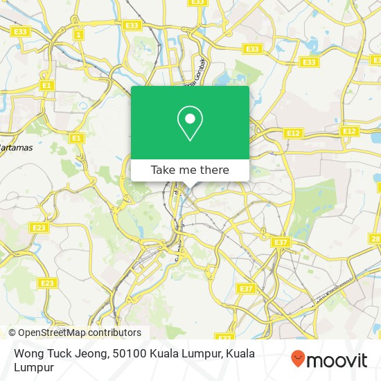 Wong Tuck Jeong, 50100 Kuala Lumpur map