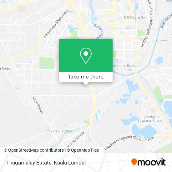Thugamalay Estate map