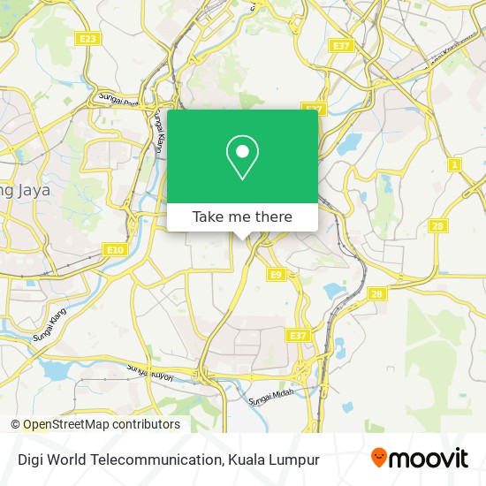 Digi World Telecommunication map