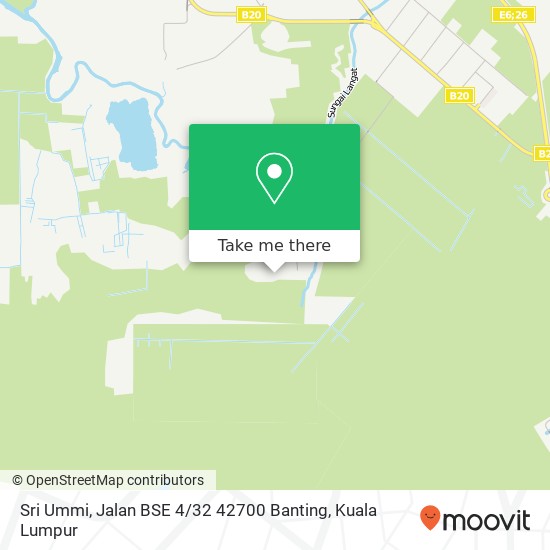 Peta Sri Ummi, Jalan BSE 4 / 32 42700 Banting
