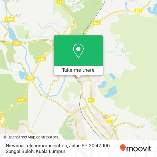 Nirwana Telecommunication, Jalan SP 20 47000 Sungai Buloh map