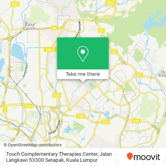 Peta Touch Complementary Therapies Center, Jalan Langkawi 53300 Setapak