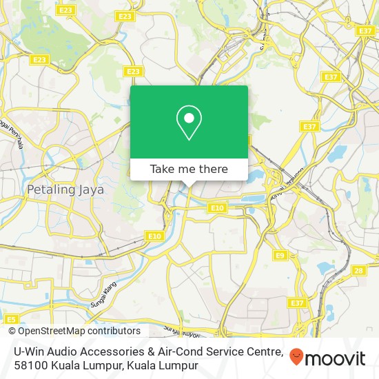 U-Win Audio Accessories & Air-Cond Service Centre, 58100 Kuala Lumpur map