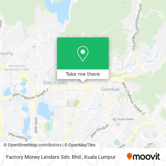 Factory Money Lenders Sdn. Bhd. map