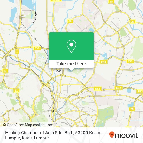 Healing Chamber of Asia Sdn. Bhd., 53200 Kuala Lumpur map