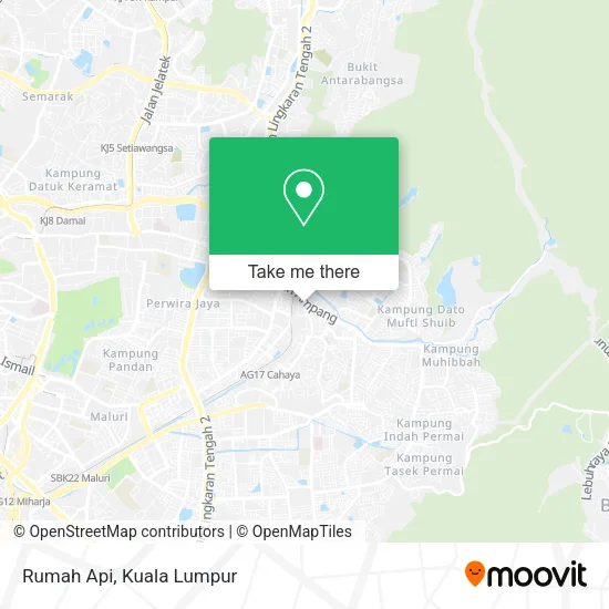 Rumah Api map