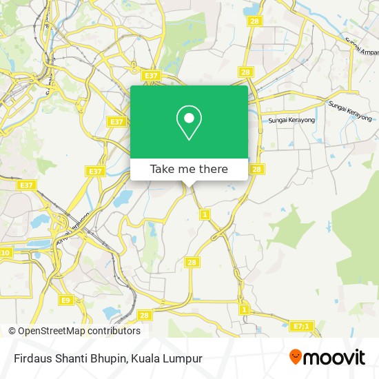 Firdaus Shanti Bhupin map