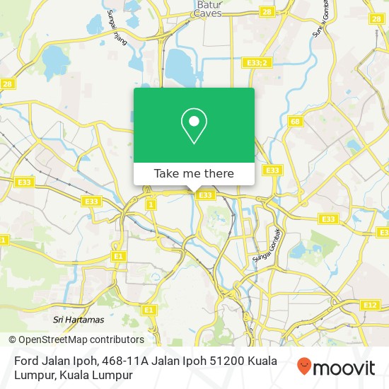 Ford Jalan Ipoh, 468-11A Jalan Ipoh 51200 Kuala Lumpur map