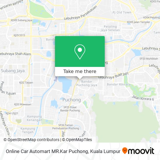 Online Car Automart MR.Kar Puchong map