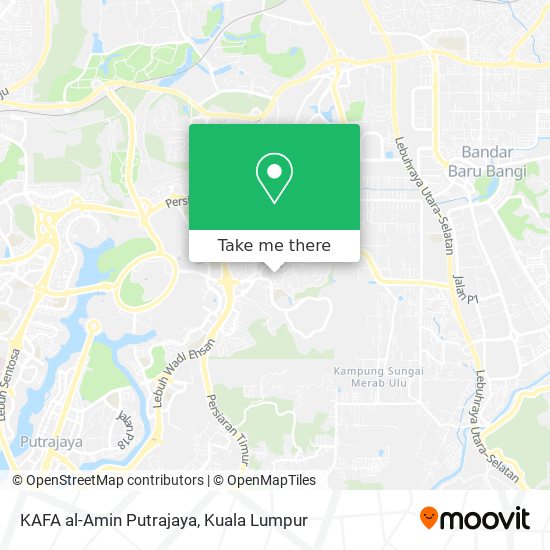 KAFA al-Amin Putrajaya map