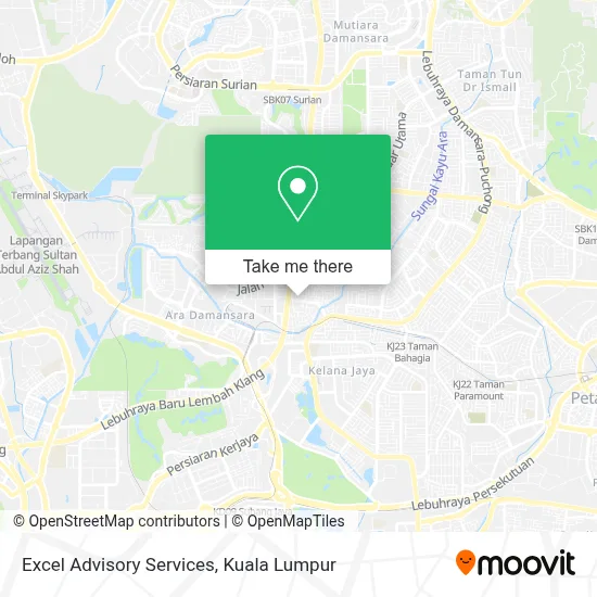 Excel Advisory Services map
