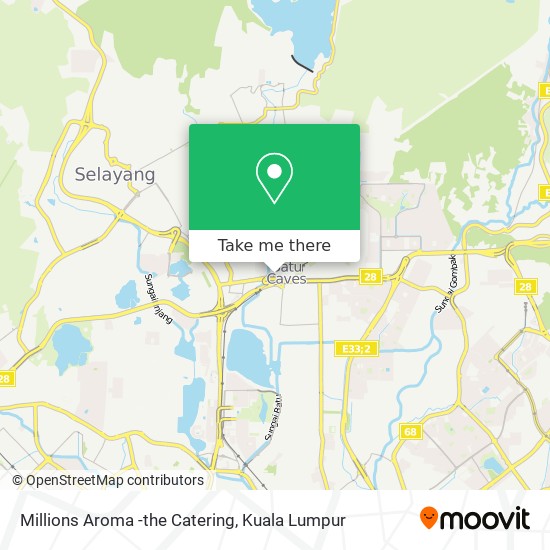 Millions Aroma -the Catering map