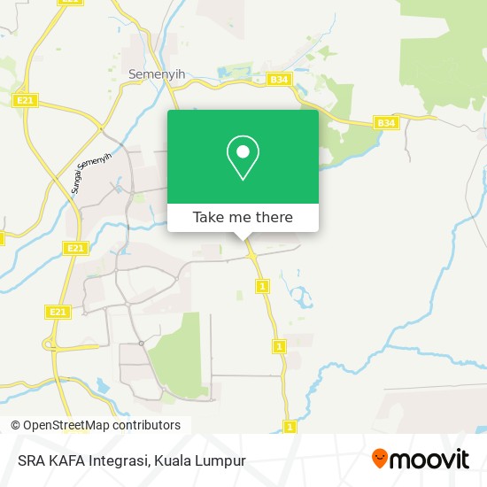 SRA KAFA Integrasi map