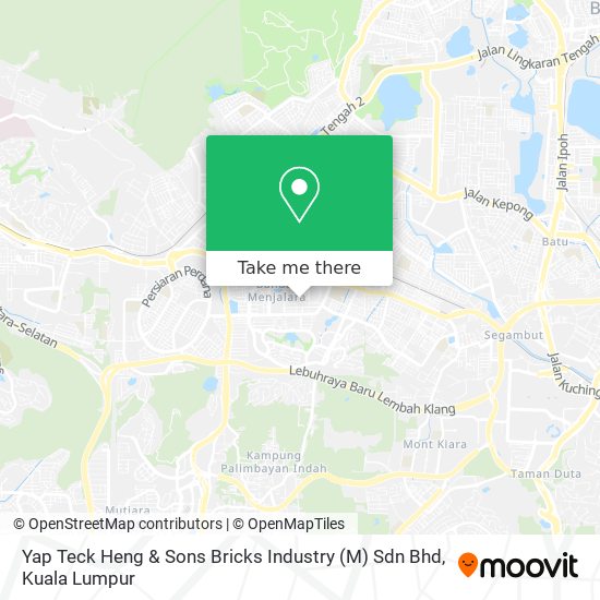 Yap Teck Heng & Sons Bricks Industry (M) Sdn Bhd map