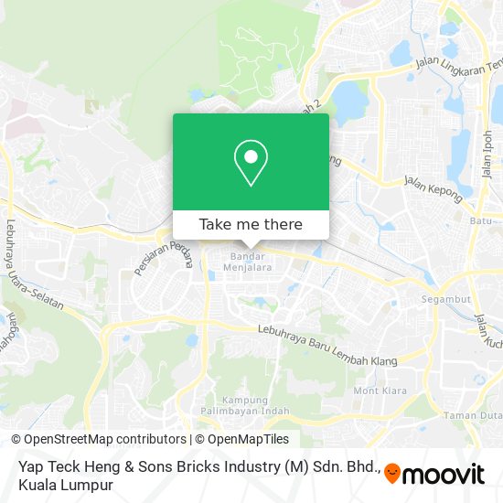 Peta Yap Teck Heng & Sons Bricks Industry (M) Sdn. Bhd.