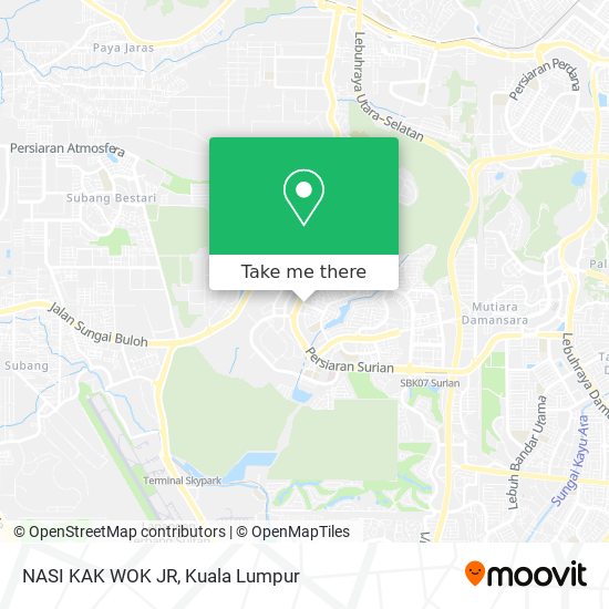 NASI KAK WOK JR map